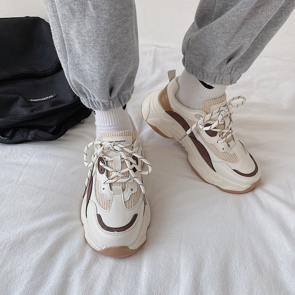 Casual Baskets Chunky Platform Women Sneakers